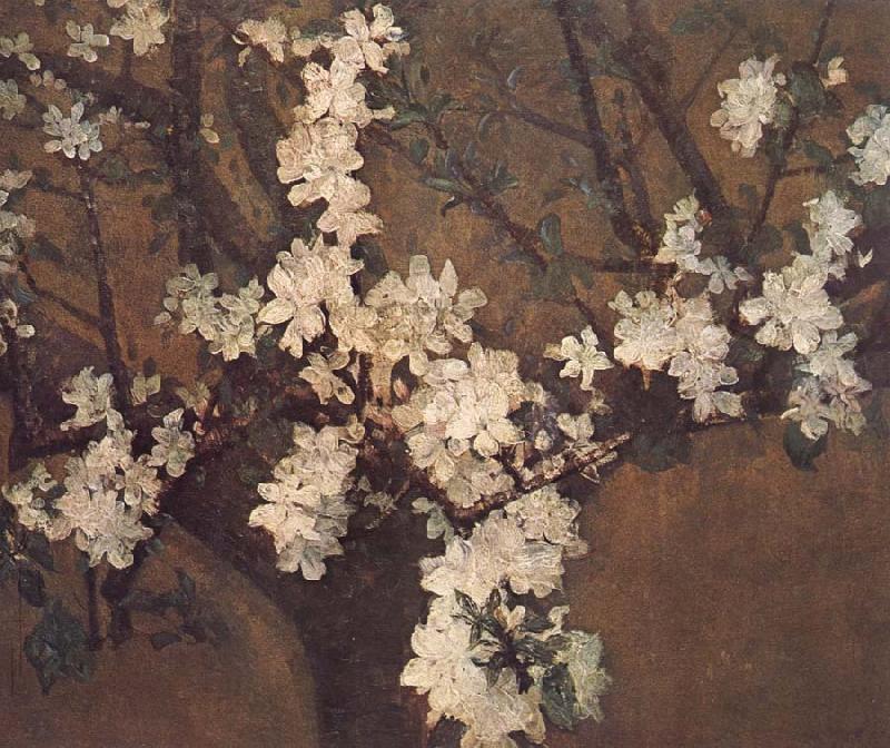 John Russell Almond tree in blossom oil painting image